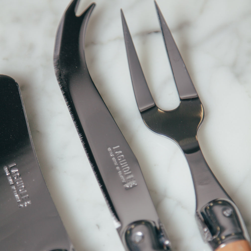 Laguiole Cheese Set 3 Piece - Facon Corne