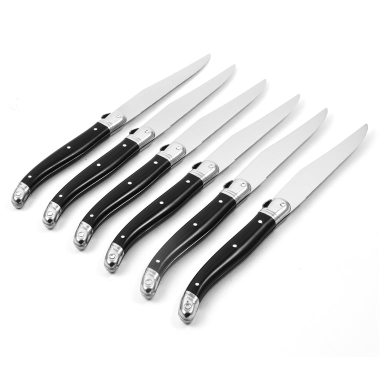 Laguiole Steak Knives - Black