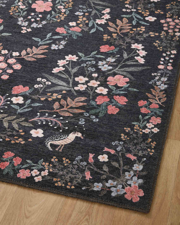 Rifle Paper Co x Loloi Maison Rug - Tuileries Black