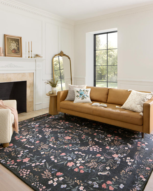 Rifle Paper Co x Loloi Maison Rug - Tuileries Black