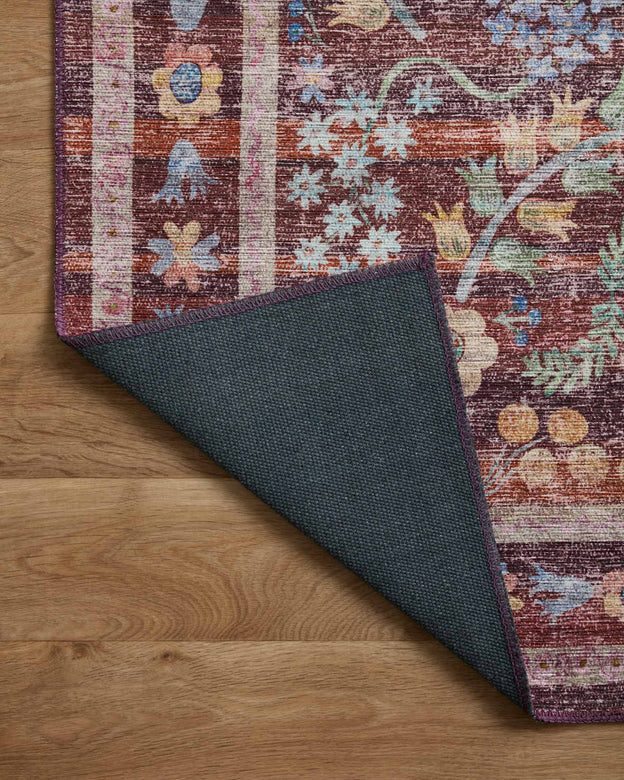 Rifle Paper Co x Loloi Maison Rug - Frances Burgundy
