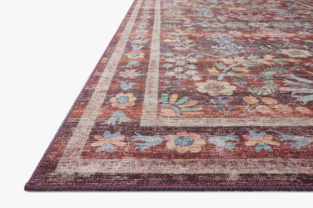 Rifle Paper Co x Loloi Maison Rug - Frances Burgundy