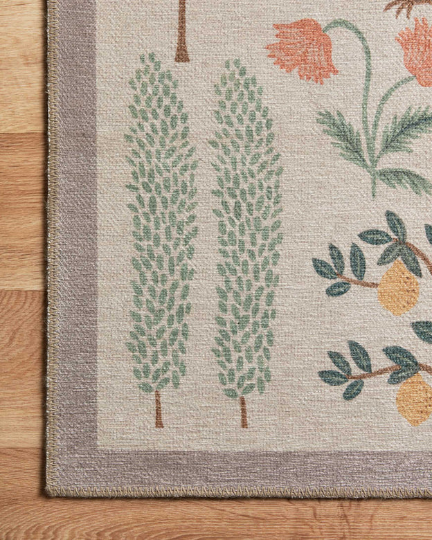 Rifle Paper Co x Loloi Menagerie Rug - Les Fauves Cream