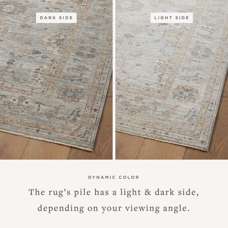 Magnolia Home x Loloi Millie Rug - Sky Gold