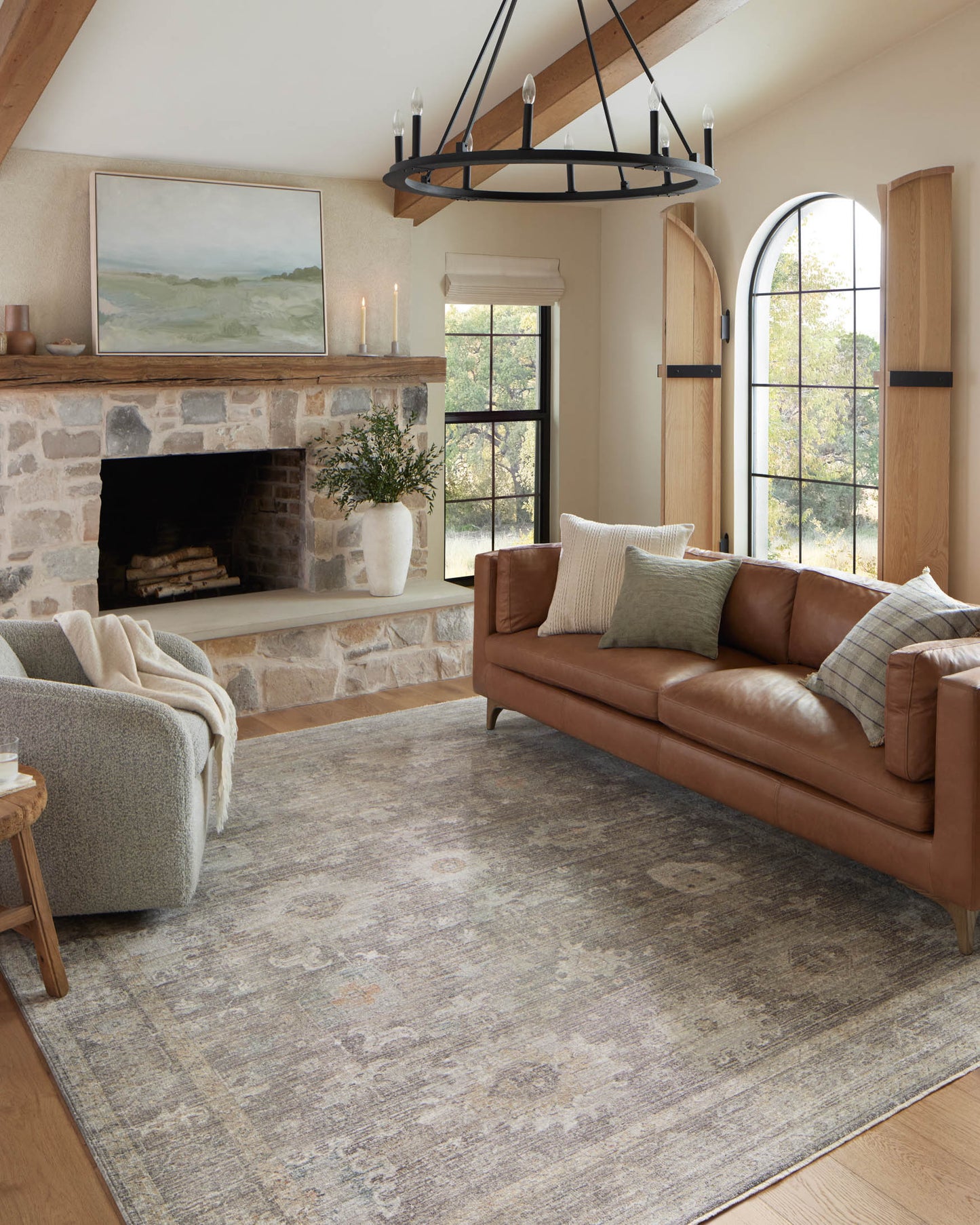 Magnolia Home x Loloi Millie Rug - Stone Natural