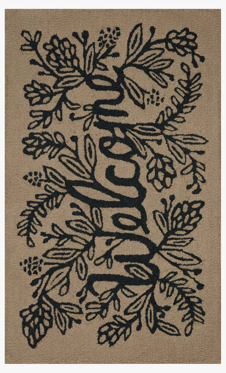 Rifle Paper Co x Loloi Minnie Rug - Welcome Cream
