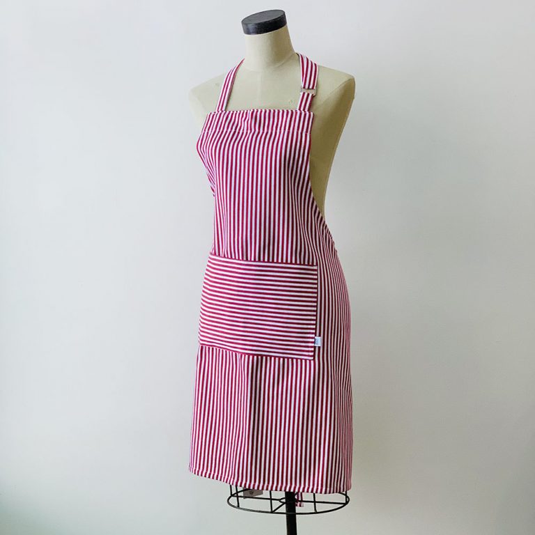 Chef Apron - Pinstripe Red