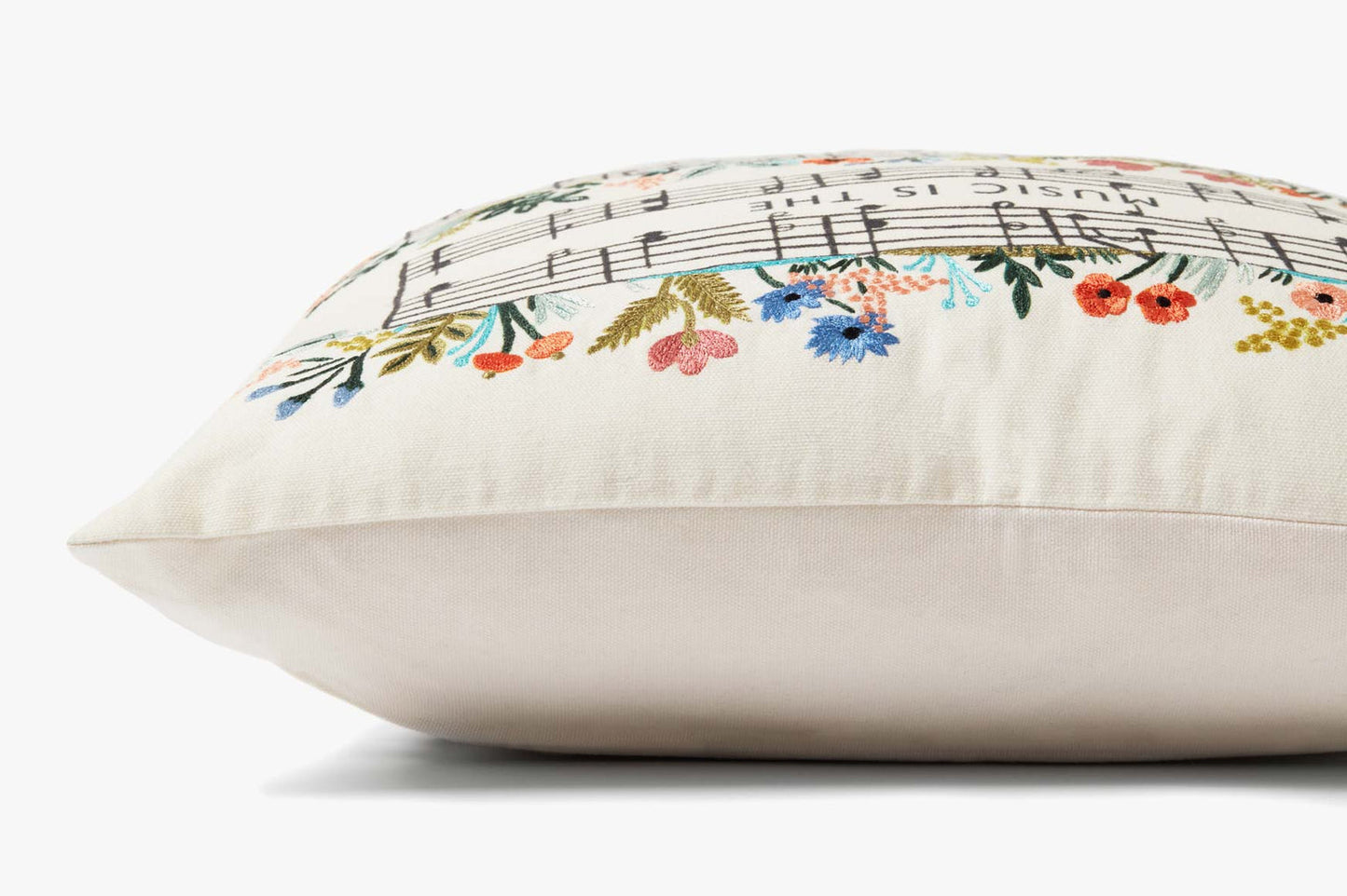 Rifle Paper Co x Loloi Music Quote Pillow (Set of 2)