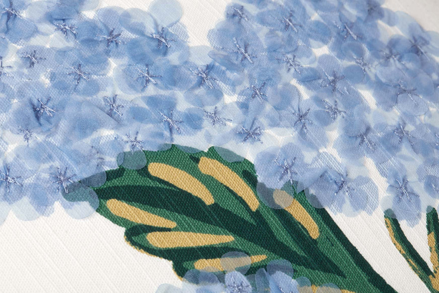 Rifle Paper Co x Loloi Bouquet Pillow - Ivory Blue (Set of 2)