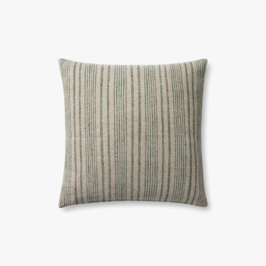 Magnolia Home x Loloi Elaine Pillow - Beige Sage (Set of 2)