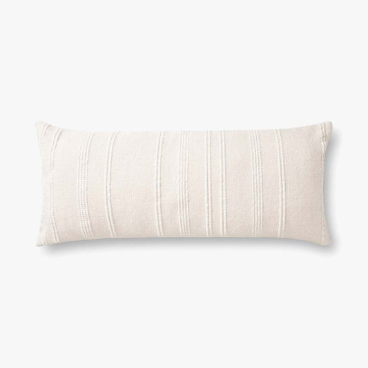 Magnolia Home x Loloi Oliver Lumbar Pillow - Natural (Set of 2)