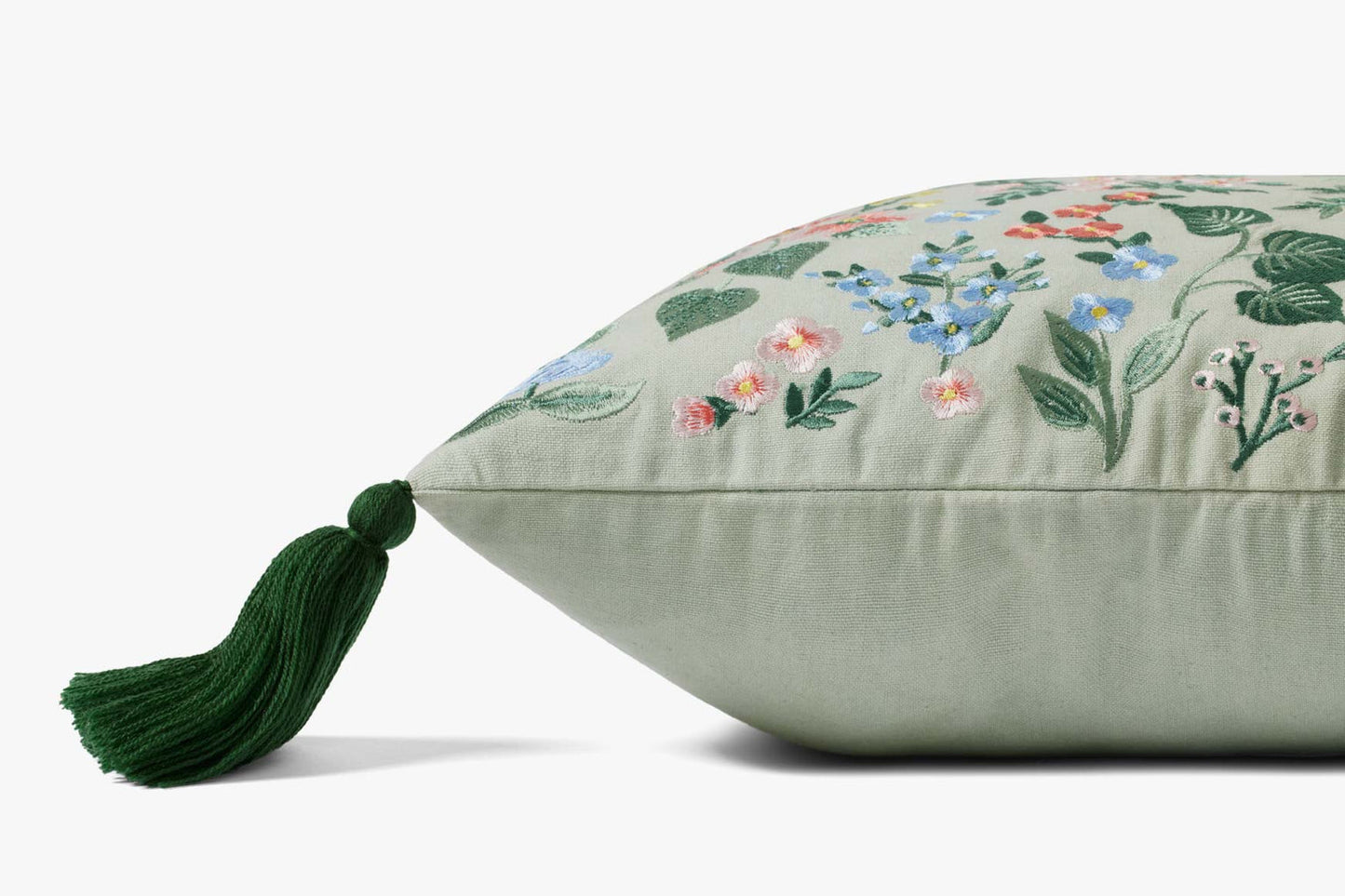 Rifle Paper Co x Loloi Mayfair Pillow - Mint (Set of 2)