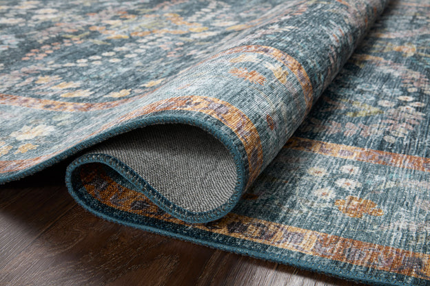 Rifle Paper Co x Loloi Palais Rug - Kensington Indigo