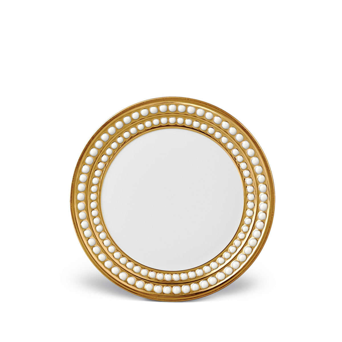 Perlée Bread Plate - Gold
