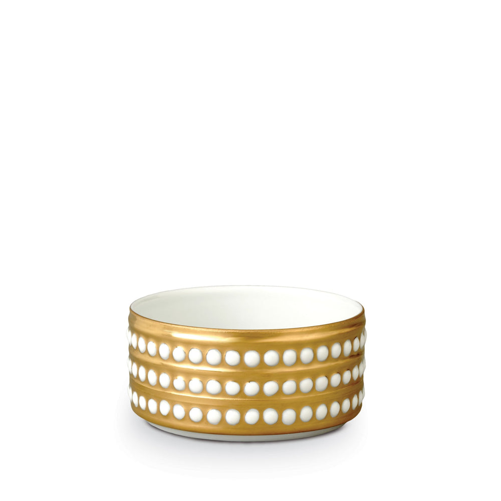 Perlée Small Deep Bowl - Gold