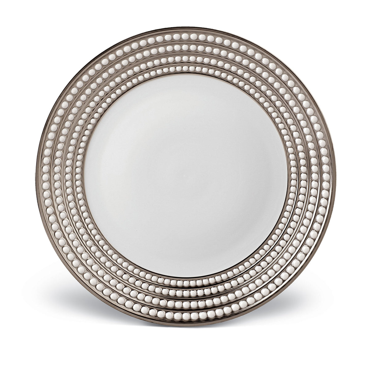 Perlée Charger Plate - Platinum