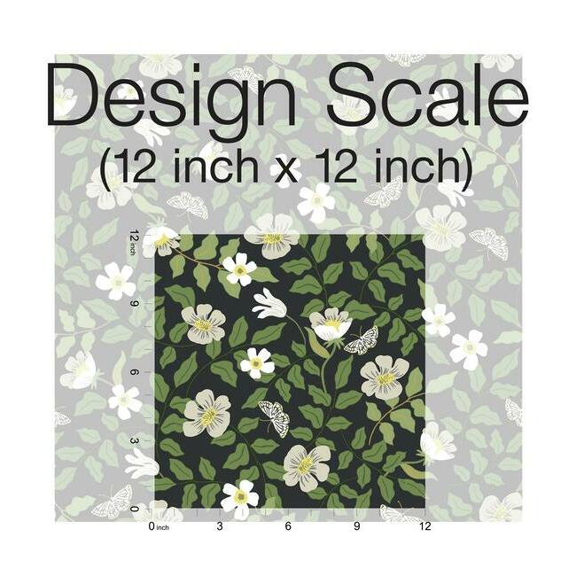 Rifle Paper Co Primrose Peel & Stick Wallpaper - Linen & Black