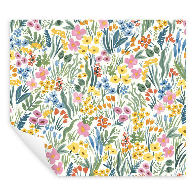 Rifle Paper Co Lea Peel & Stick Wallpaper - White