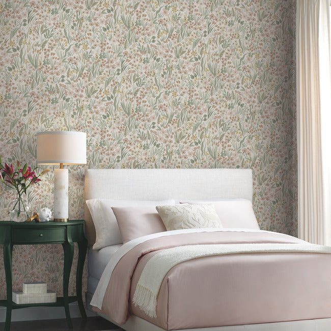 Rifle Paper Co Lea Peel & Stick Wallpaper - Blush