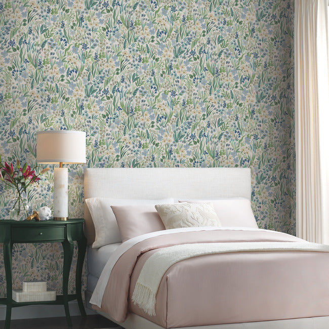 Rifle Paper Co Lea Peel & Stick Wallpaper - Indigo