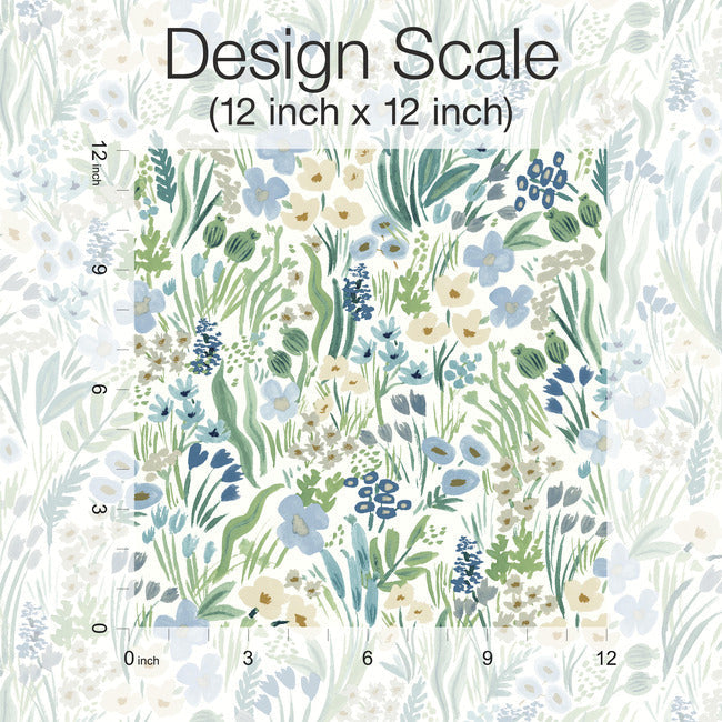 Rifle Paper Co Lea Peel & Stick Wallpaper - Indigo