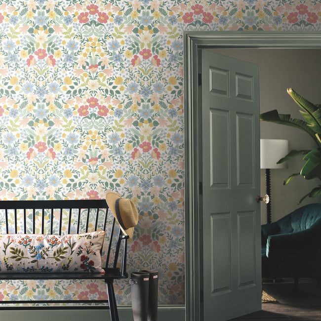 Rifle Paper Co Bramble Garden Peel & Stick Wallpaper - Pastel Multi