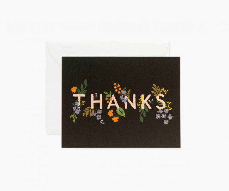 Rifle Paper Co Card - Posey Thank You