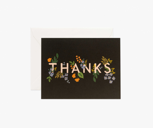 Rifle Paper Co Card - Posey Thank You