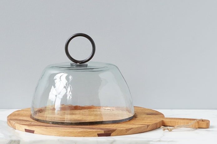 Round Oak Charcuterie Board - Medium