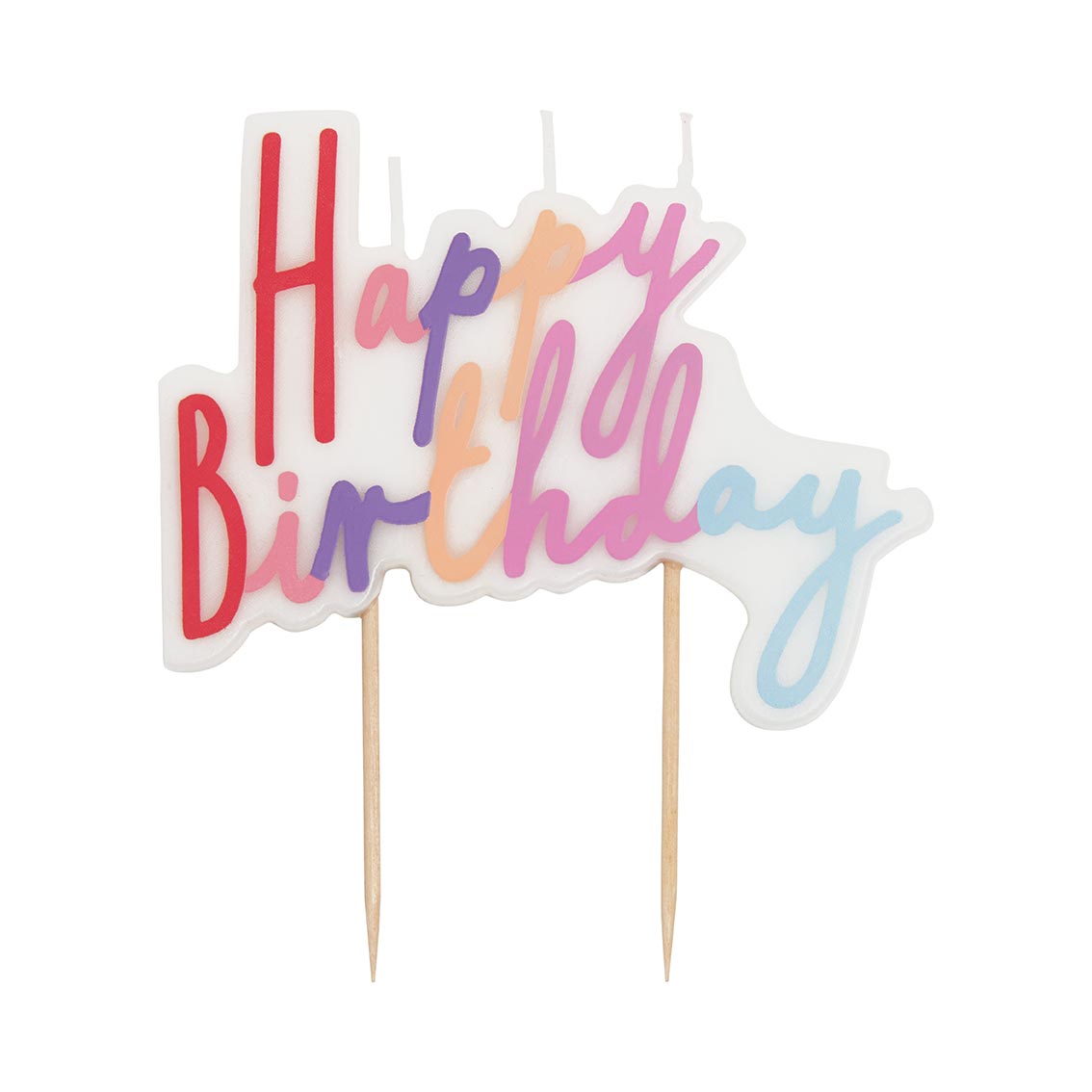 Pastel Birthday Cake Topper