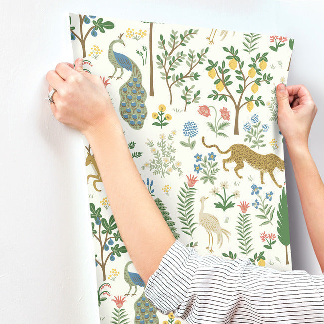 Rifle Paper Co Menagerie Wallpaper - White