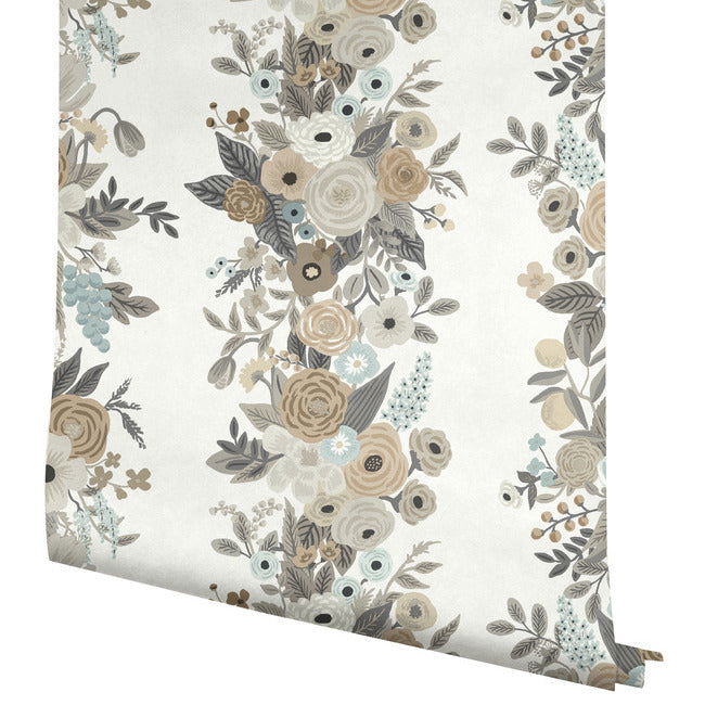 Rifle Paper Co Garden Party Trellis Wallpaper - Linen Multi