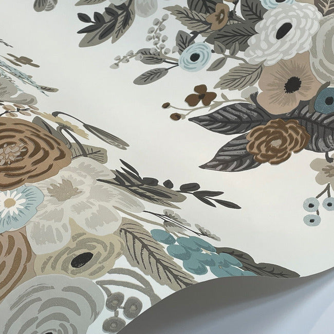 Rifle Paper Co Garden Party Trellis Wallpaper - Linen Multi