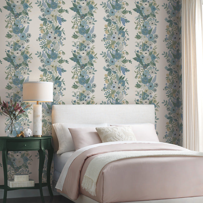 Rifle Paper Co Garden Party Trellis Wallpaper - Indigo