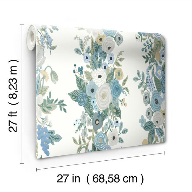Rifle Paper Co Garden Party Trellis Wallpaper - Indigo
