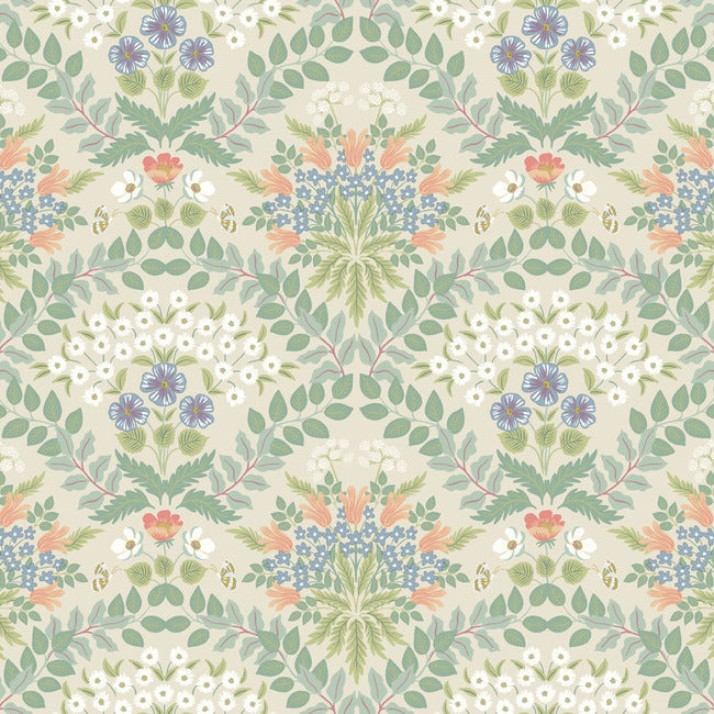 Rifle Paper Co Bramble Wallpaper - Cream