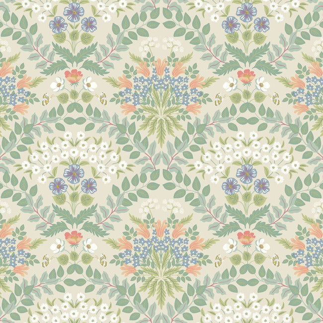 Rifle Paper Co Bramble Wallpaper - Cream