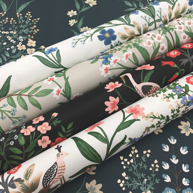 Rifle Paper Co Luxembourg Wallpaper - Indigo