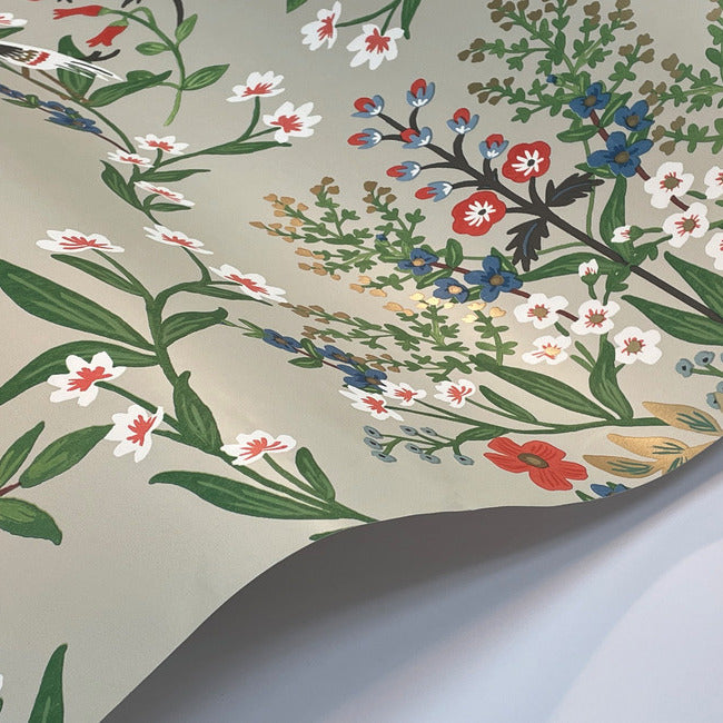 Rifle Paper Co Luxembourg Wallpaper - Linen Multi