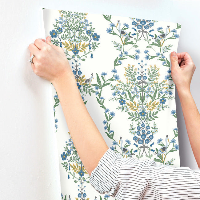 Rifle Paper Co Luxembourg Wallpaper - Indigo