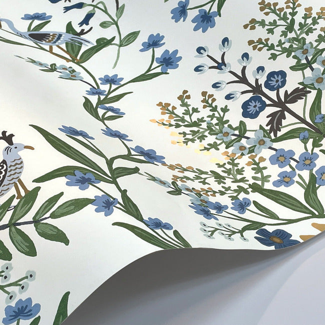 Rifle Paper Co Luxembourg Wallpaper - Indigo