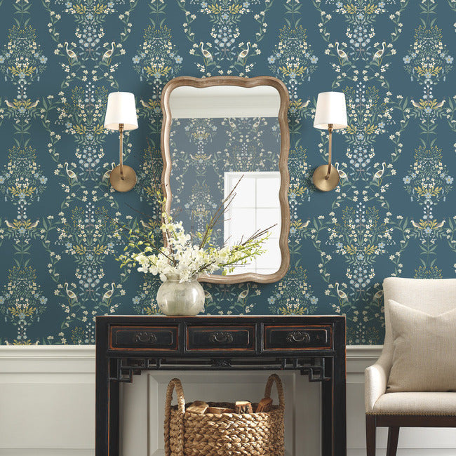 Rifle Paper Co Luxembourg Wallpaper - Teal