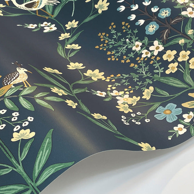 Rifle Paper Co Luxembourg Wallpaper - Teal