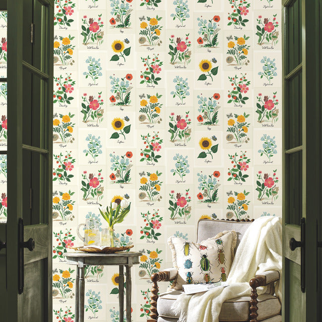 Rifle Paper Co Botanical Prints Wallpaper - White