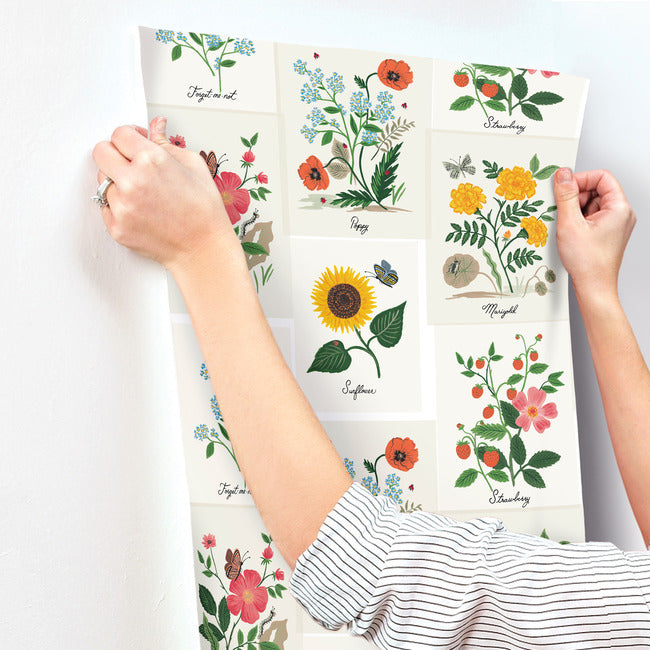 Rifle Paper Co Botanical Prints Wallpaper - White