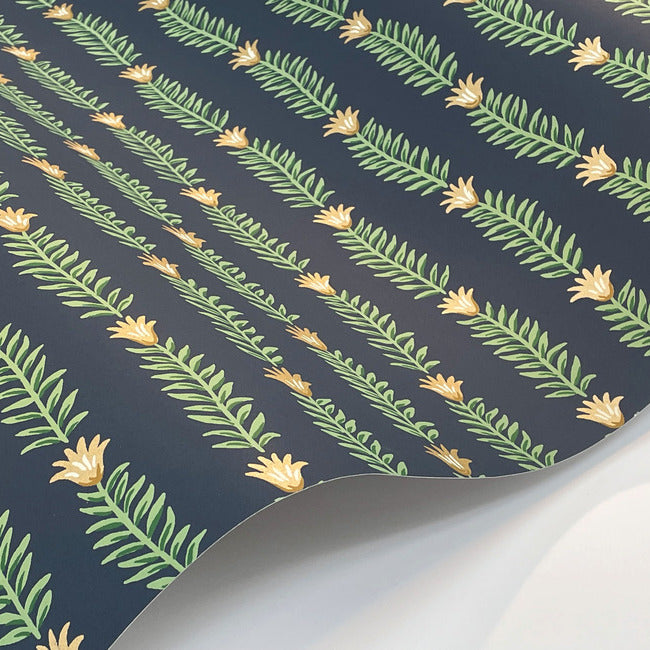 Rifle Paper Co Eden Wallpaper - Navy