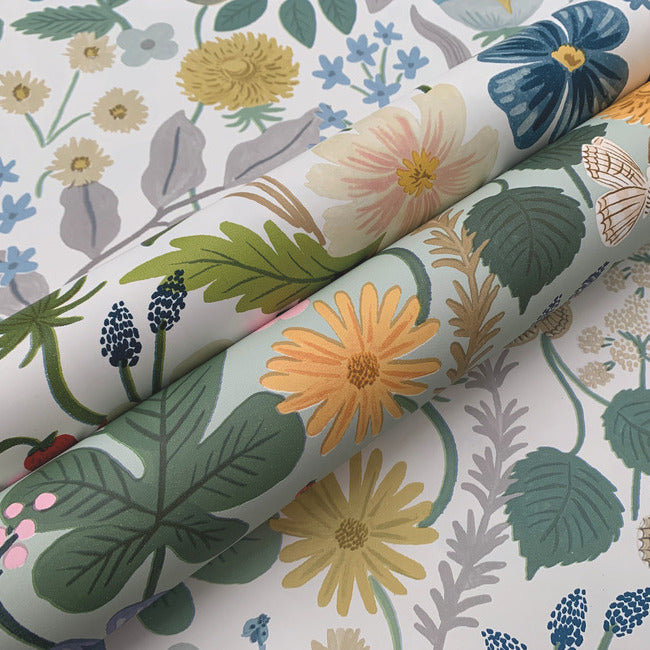 Rifle Paper Co Strawberry Fields Wallpaper - Mint