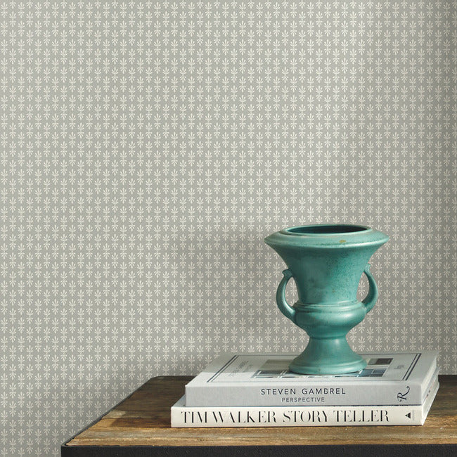 Rifle Paper Co Petal Wallpaper - Grey & White