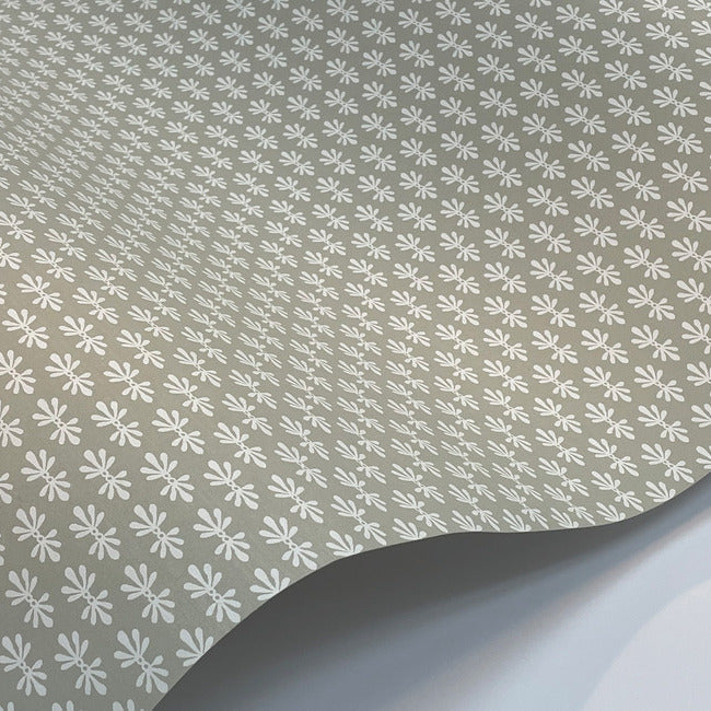 Rifle Paper Co Petal Wallpaper - Grey & White