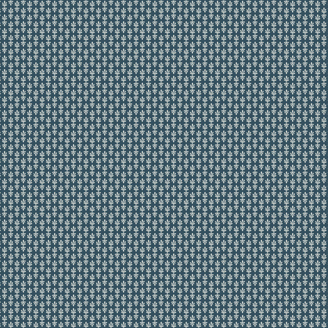 Rifle Paper Co Petal Wallpaper - Teal & White